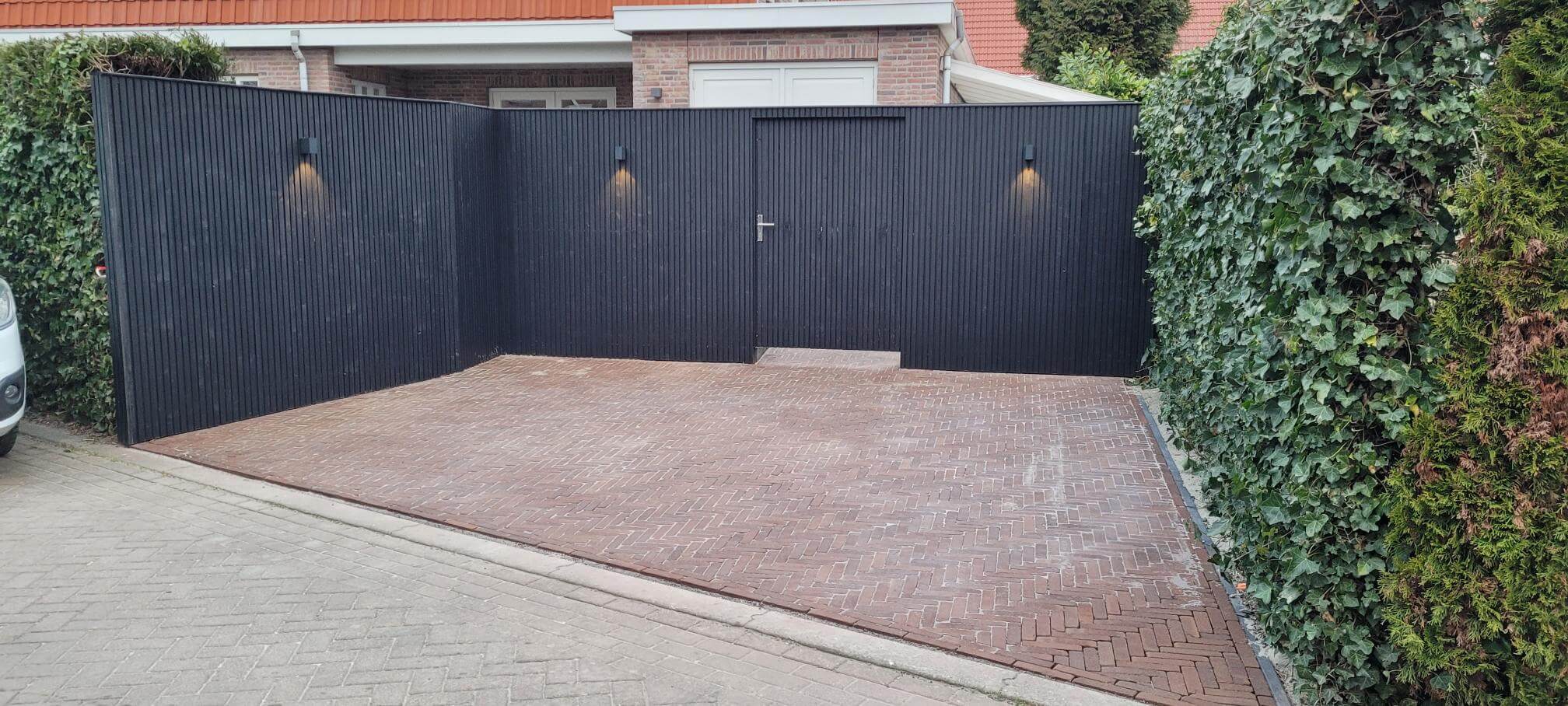 Tuin voor renovatie