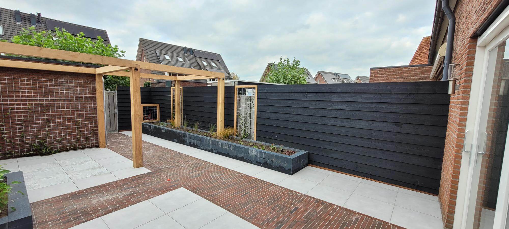 Tuin voor renovatie